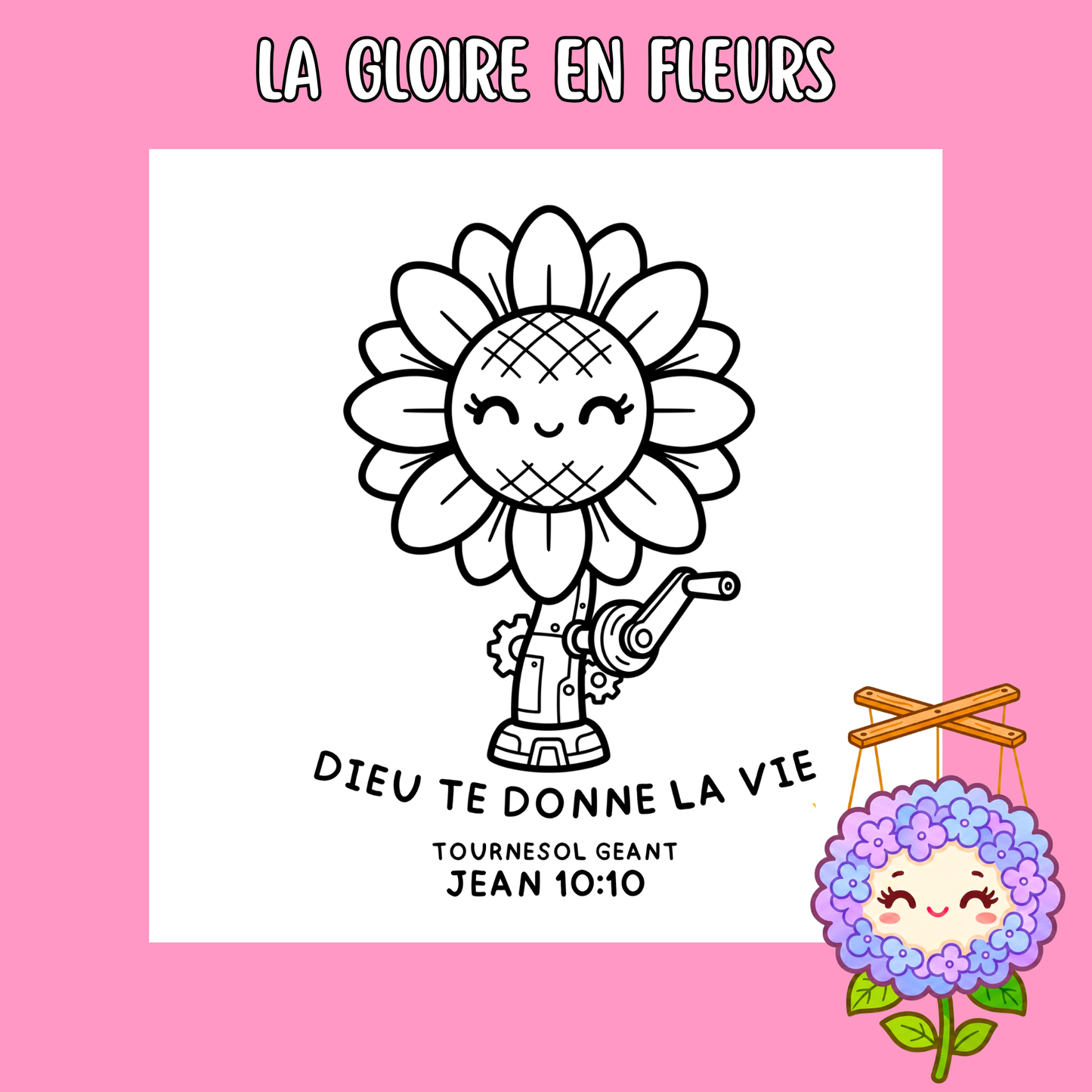 La Gloire en Fleurs : 50 pages de coloriage de la bible PDF