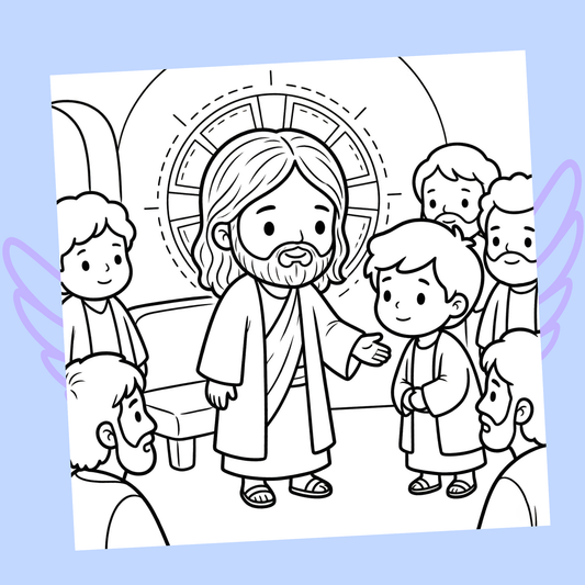 Mon Petit Cocon avec Dieu : 40 pages de coloriage de la bible PDF