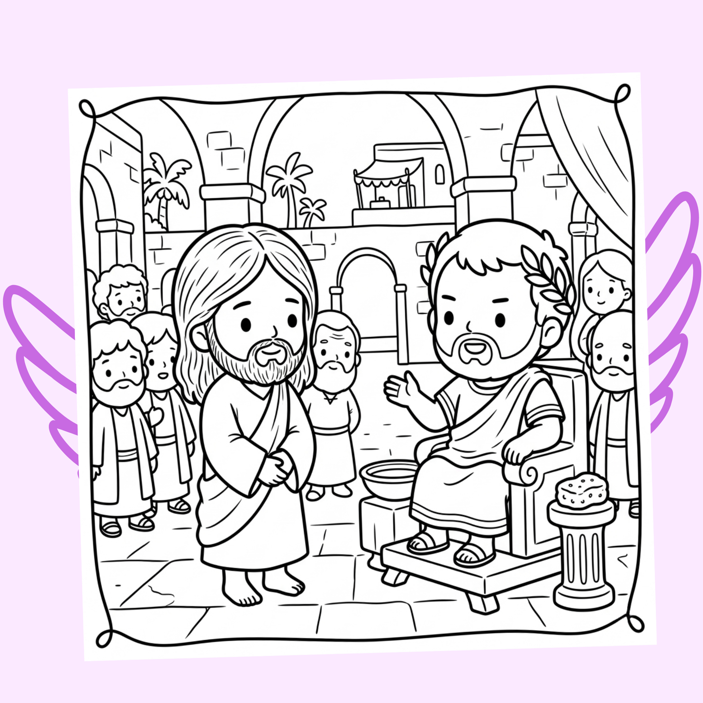 Mes histoires bibliques cosy : 40 pages de coloriage de la bible PDF