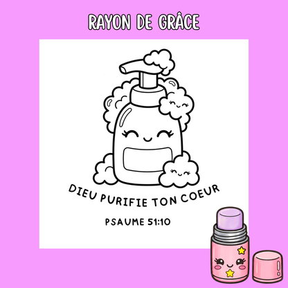 Rayon de Grâce : 50 pages de coloriage chrétien PDF
