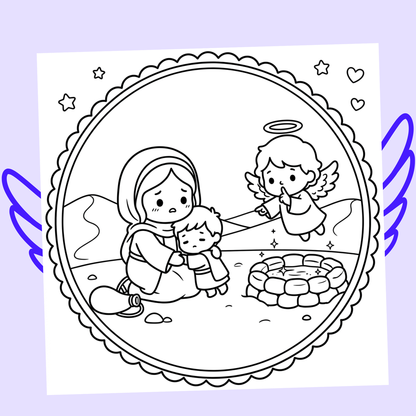 Instants de Paix avec Jésus : 40 pages de coloriage de la bible PDF