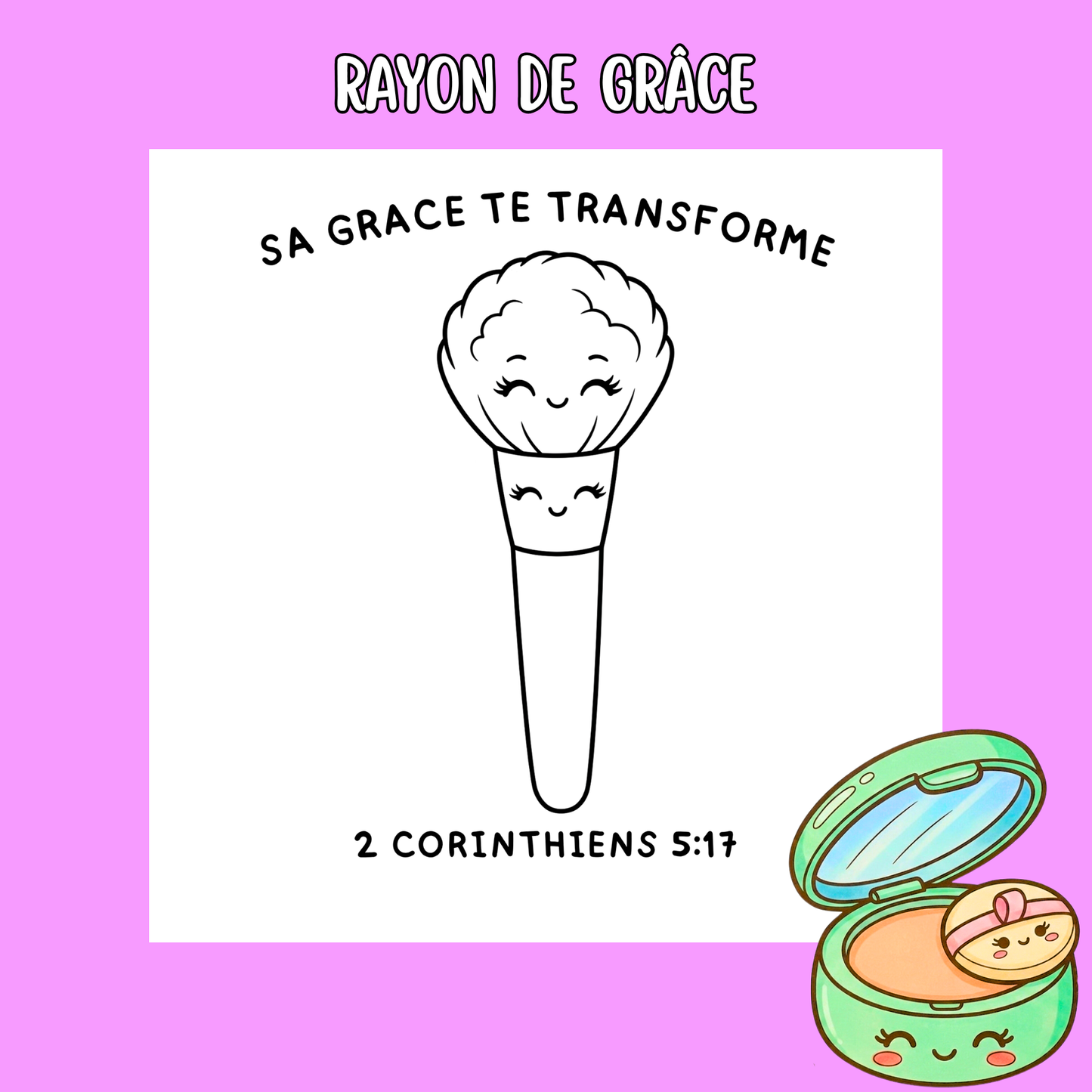 Rayon de Grâce : 50 pages de coloriage chrétien PDF