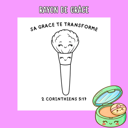 Rayon de Grâce : 50 pages de coloriage chrétien PDF