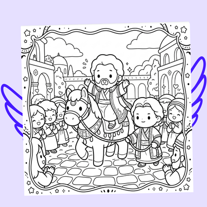 Instants de Paix avec Jésus : 40 pages de coloriage de la bible PDF