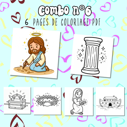 Combo n°6 - tiré des livres de la collection "Amoureux de Jésus" PDF