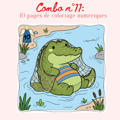 Combo n°33- 10 pages de coloriage chrétien PDF
