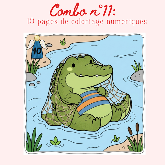 Combo n°33- 10 pages de coloriage chrétien PDF