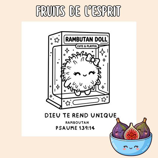Fruits de l’Esprit : 50 pages de coloriage chrétien PDF