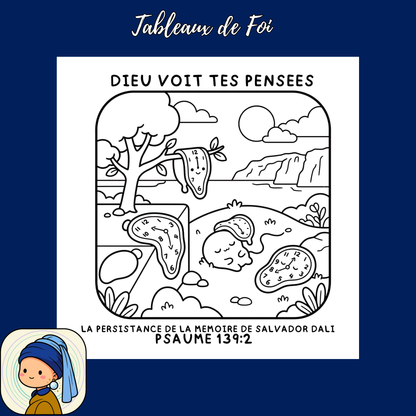 Tableaux de foi : 50 pages de coloriage chrétien PDF