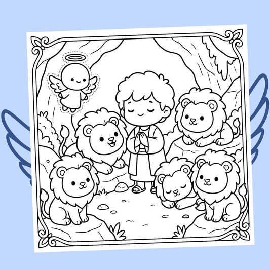 Mon Refuge avec Dieu : 40 pages de coloriage de la bible PDF