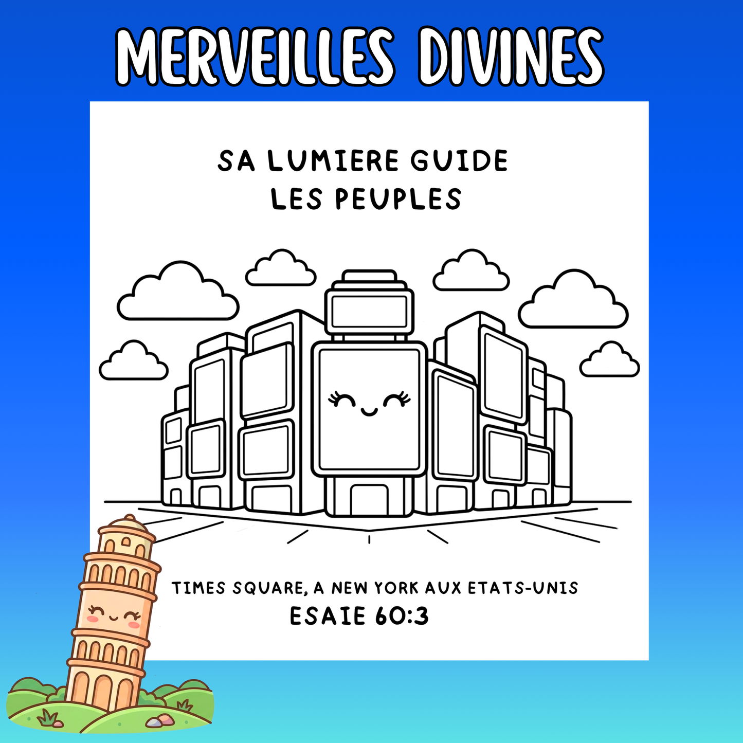 Merveilles Divines : 50 pages de coloriage chrétien PDF