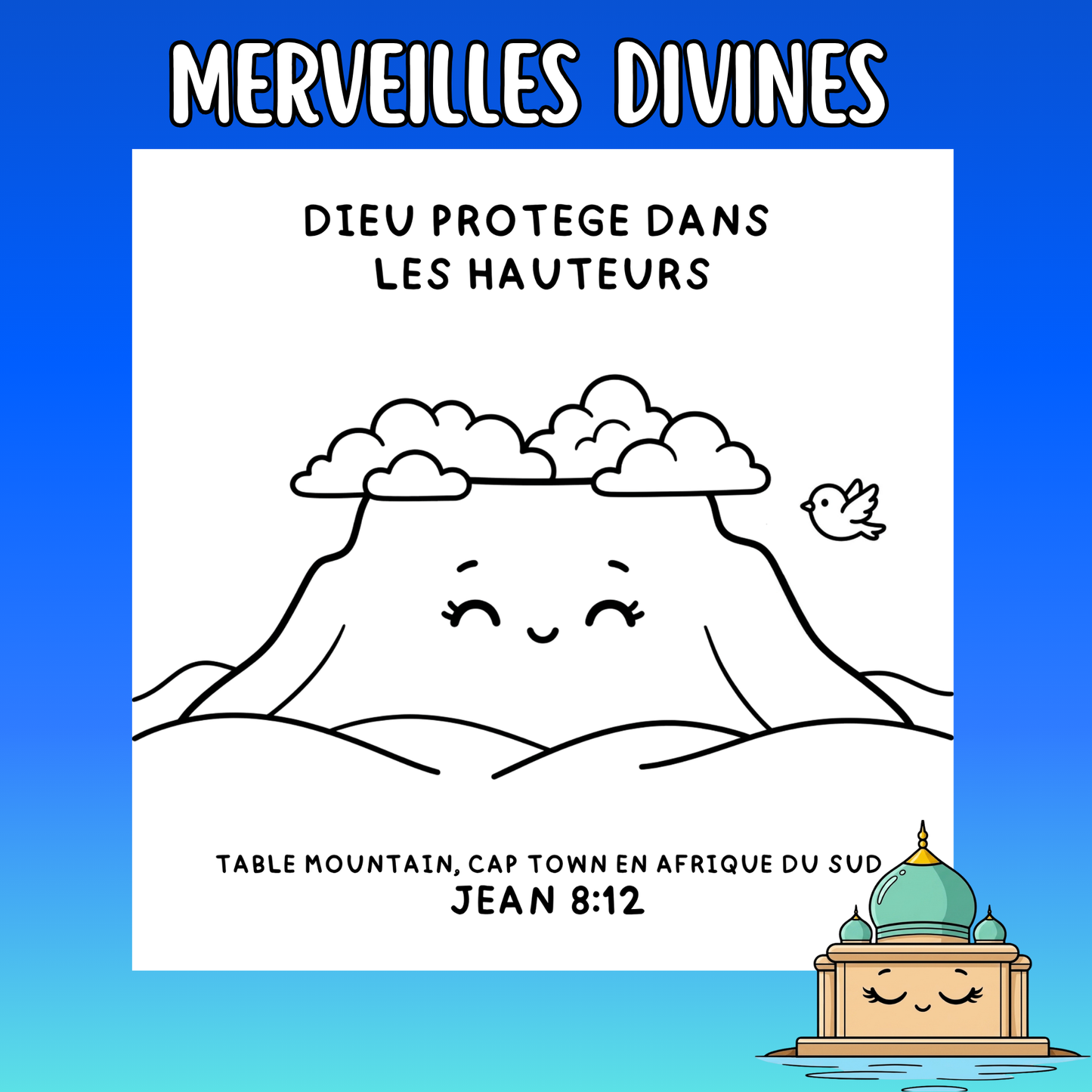 Merveilles Divines : 50 pages de coloriage chrétien PDF