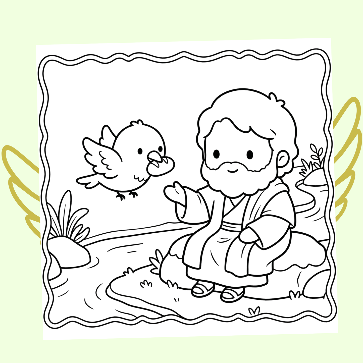 Le Petit Monde de Jésus : 40 pages de coloriage de la bible PDF