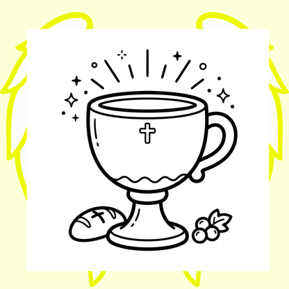 Colorie la bible avec joie : 40 pages de coloriage chrétien PDF