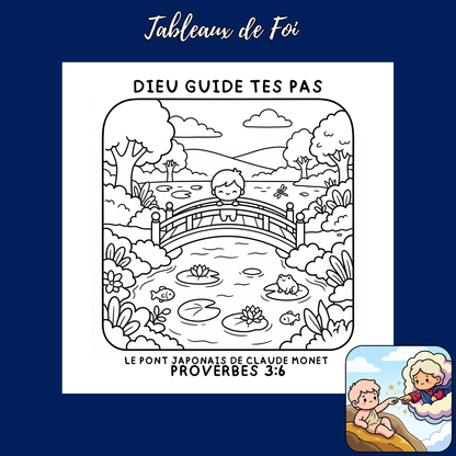 Tableaux de foi : 50 pages de coloriage chrétien PDF