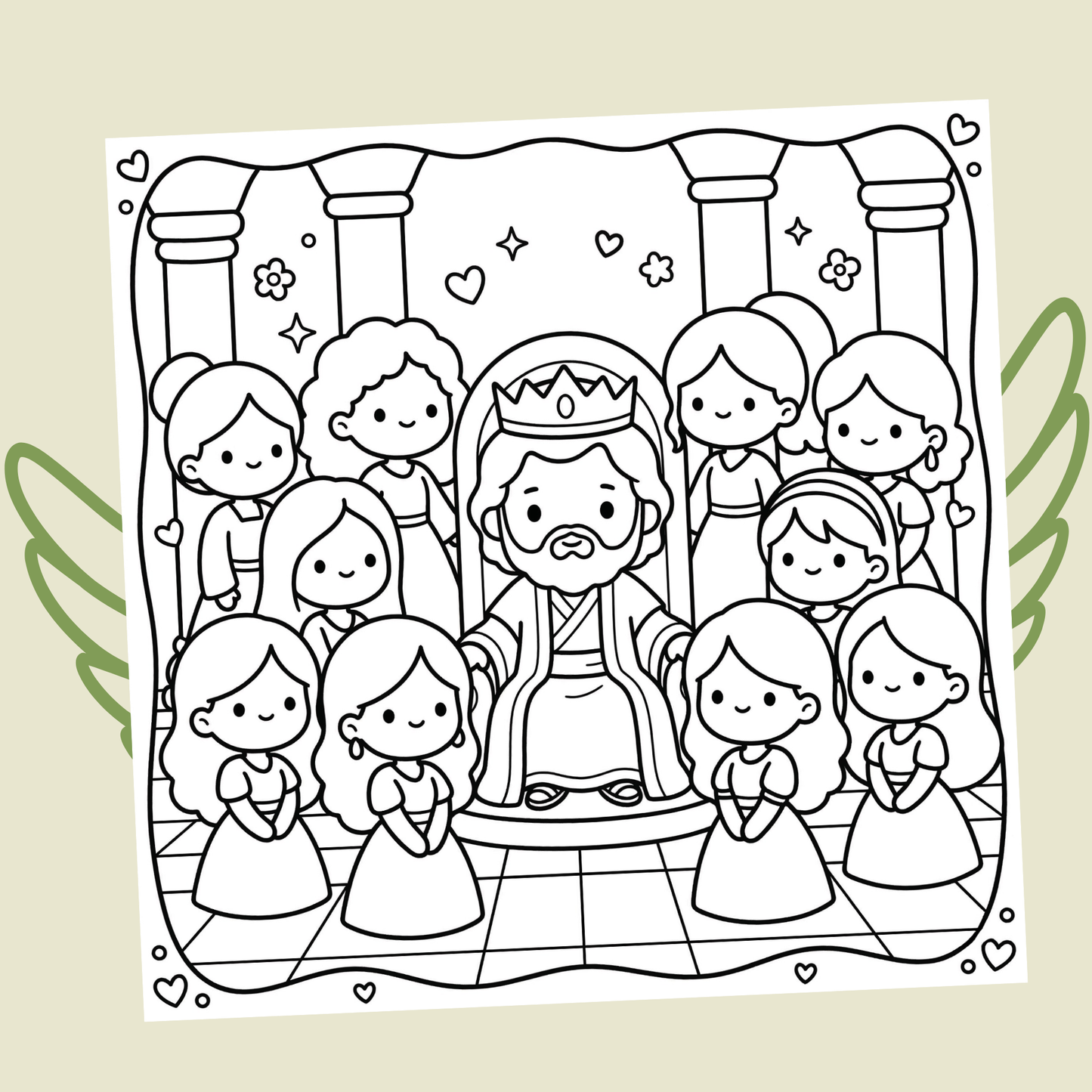 Mon univers chrétien cosy : 40 pages de coloriage de la bible PDF