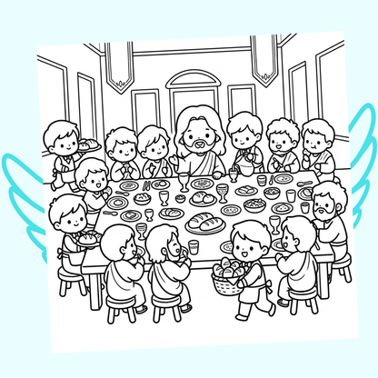 Des Sourires avec Jésus : 40 pages de coloriage de la bible PDF