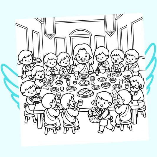 Des Sourires avec Jésus : 40 pages de coloriage de la bible PDF