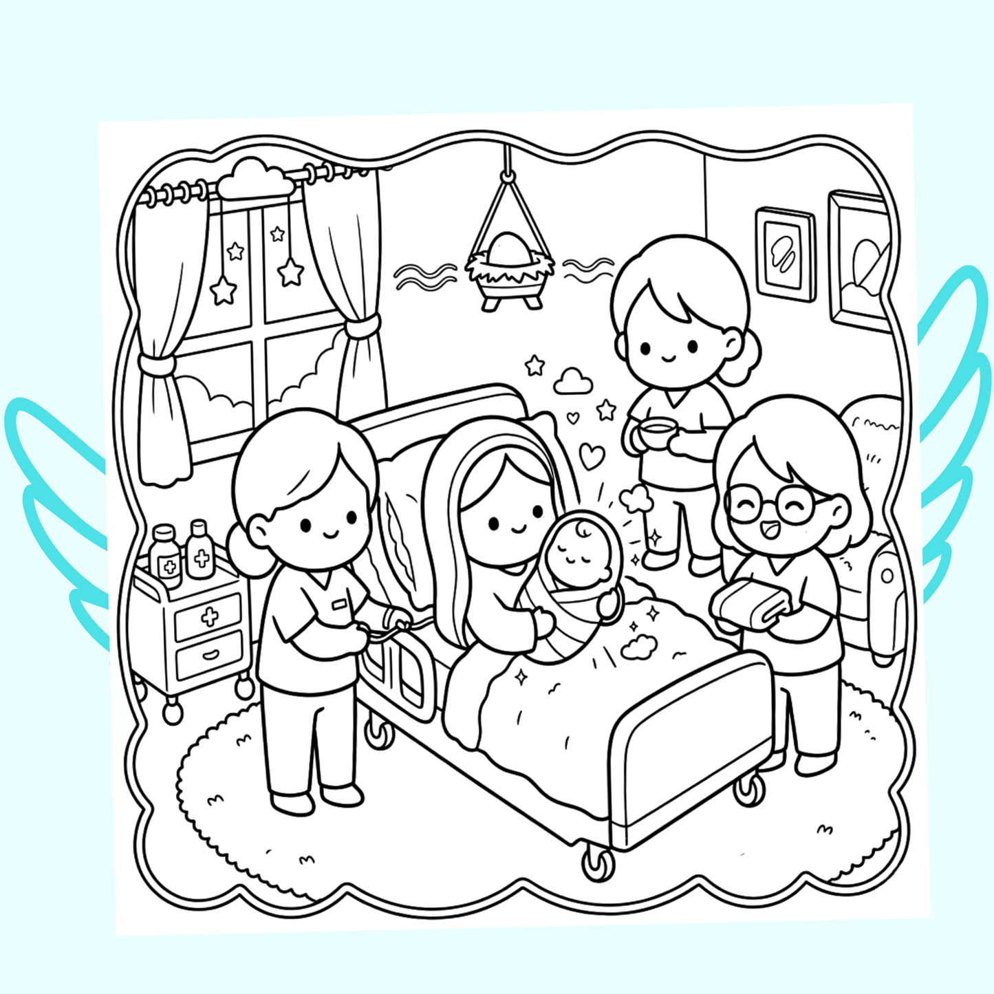 Des Sourires avec Jésus : 40 pages de coloriage de la bible PDF