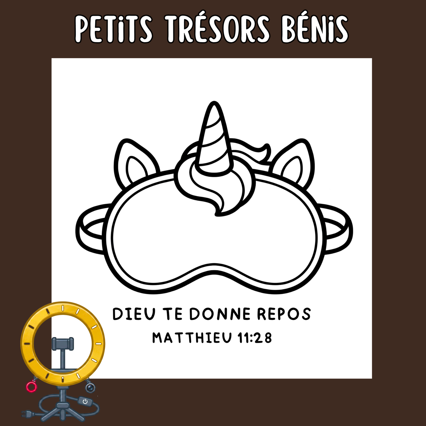 Petits Trésors Bénis : 50 pages de coloriage chrétien PDF
