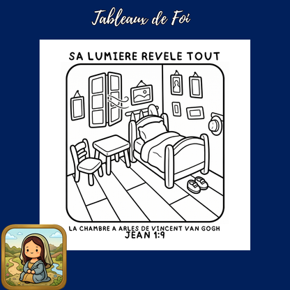 Tableaux de foi : 50 pages de coloriage chrétien PDF