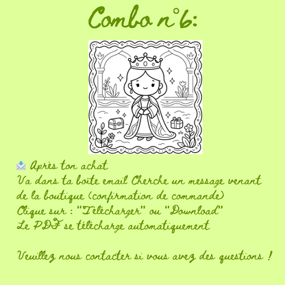Combo n°28 - 10 pages de coloriage chrétien PDF