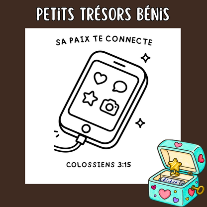 Petits Trésors Bénis : 50 pages de coloriage chrétien PDF