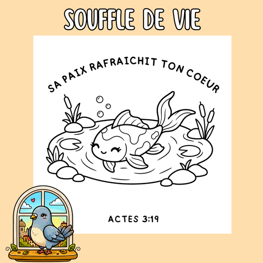 Souffle de Vie : 50 pages de coloriage chrétien PDF