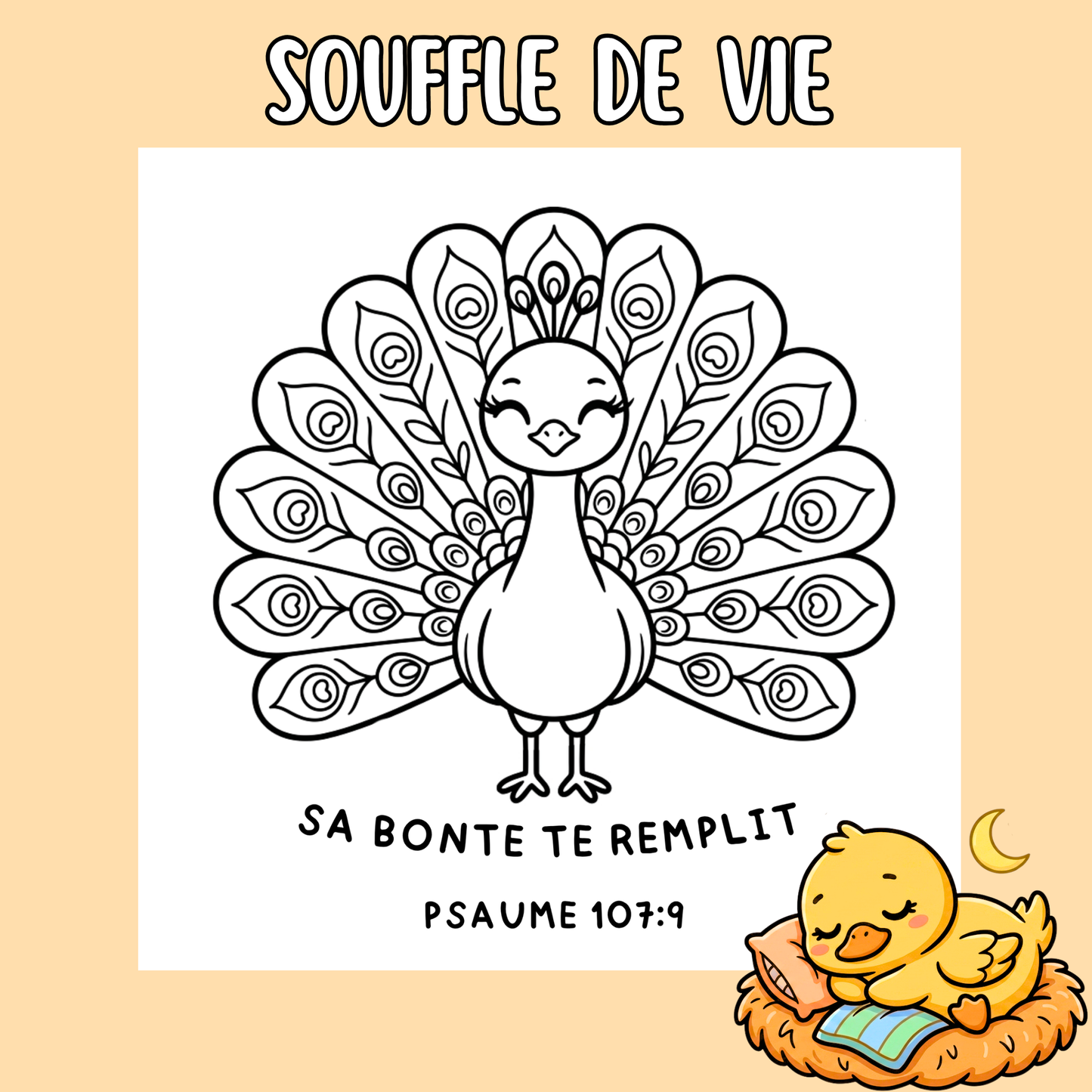 Souffle de Vie : 50 pages de coloriage chrétien PDF