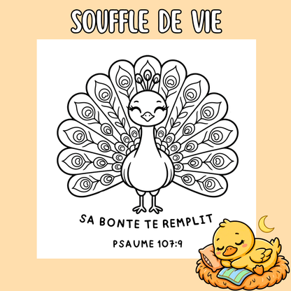 Souffle de Vie : 50 pages de coloriage chrétien PDF