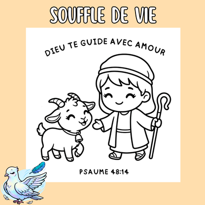 Souffle de Vie : 50 pages de coloriage chrétien PDF