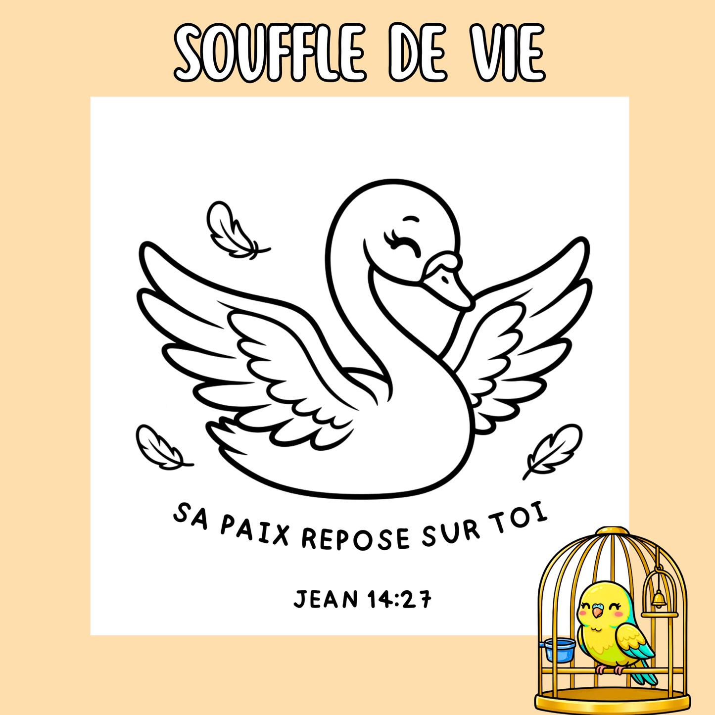 Souffle de Vie : 50 pages de coloriage chrétien PDF