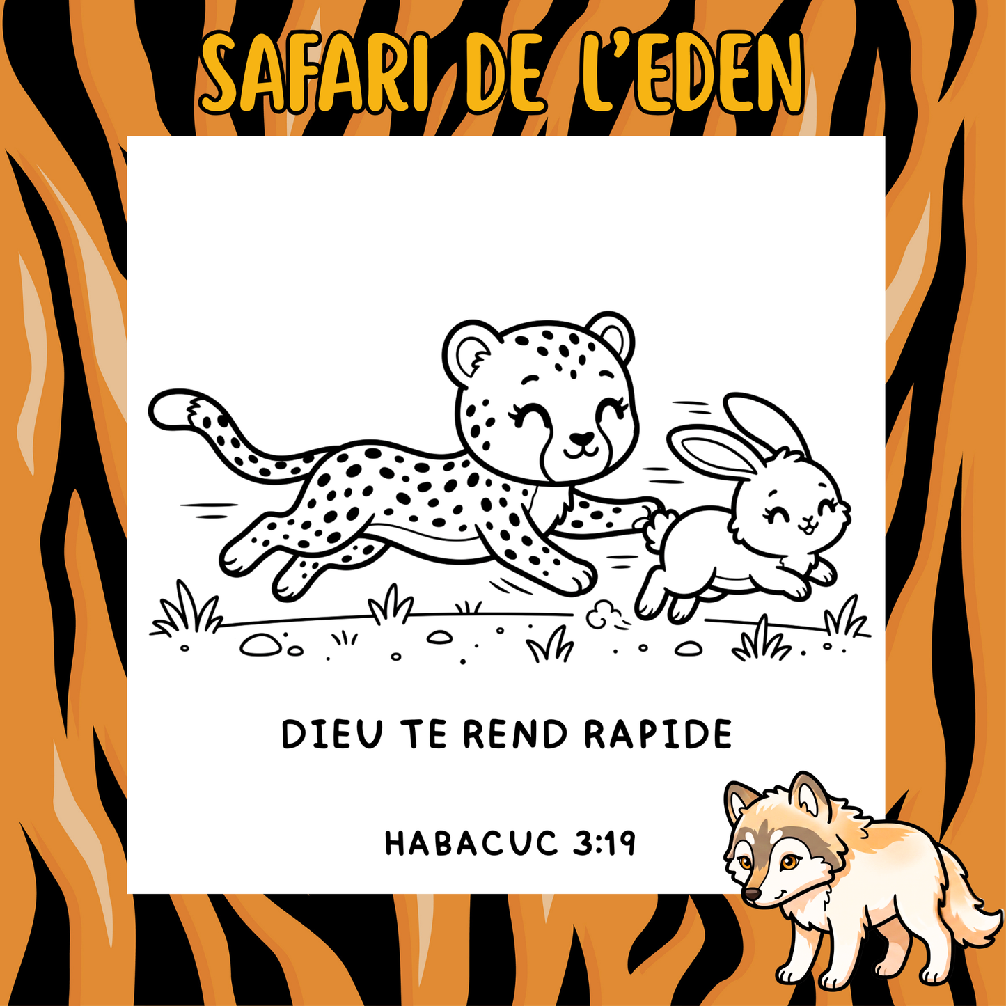 Safari de l’Éden : 50 pages de coloriage chrétien PDF