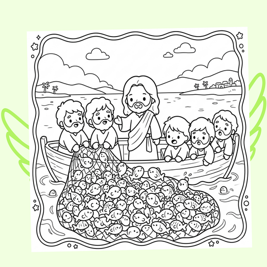 Avec Jésus au Quotidien : 40 pages de coloriage de la bible PDF