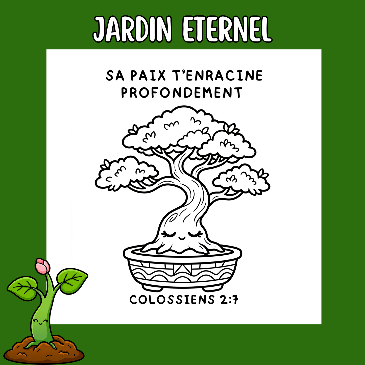 Jardin Éternel : 50 pages de coloriage chrétien PDF