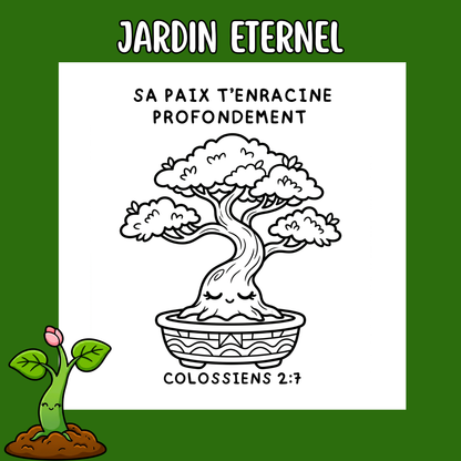 Jardin Éternel : 50 pages de coloriage chrétien PDF