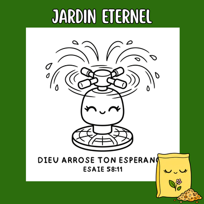 Jardin Éternel : 50 pages de coloriage chrétien PDF