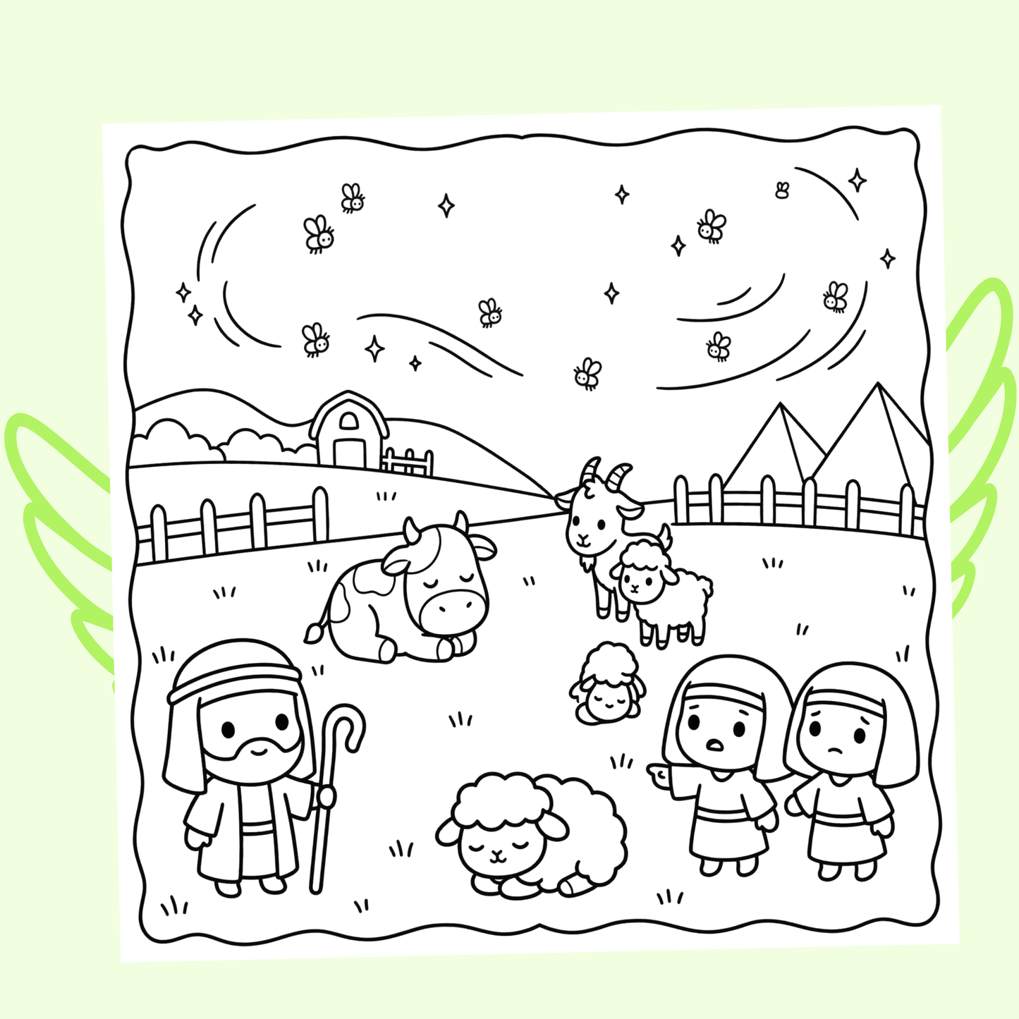 Avec Jésus au Quotidien : 40 pages de coloriage de la bible PDF