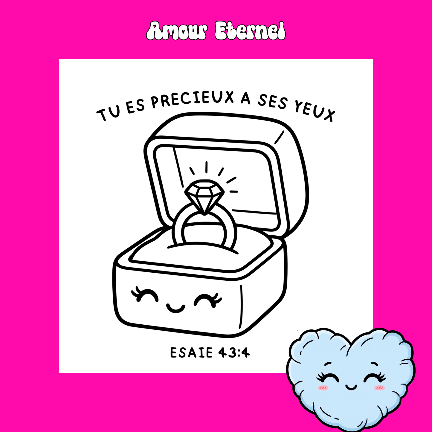 Amour Eternel : 50 pages de coloriage chrétien PDF