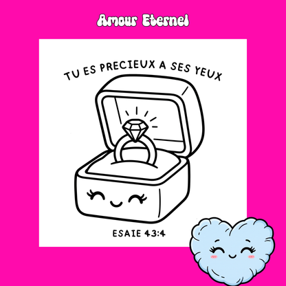 Amour Eternel : 50 pages de coloriage chrétien PDF