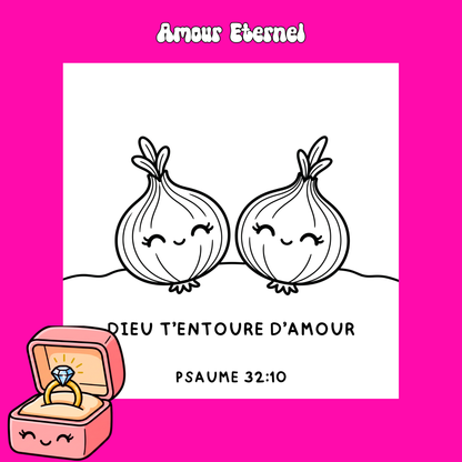 Amour Eternel : 50 pages de coloriage chrétien PDF