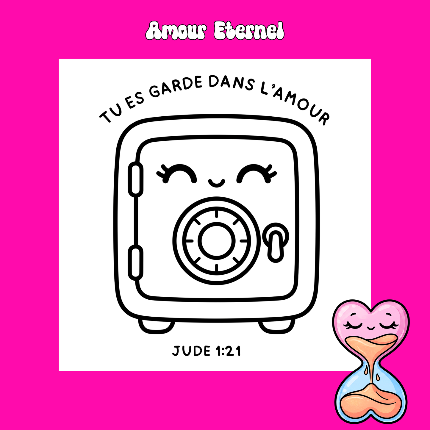 Amour Eternel : 50 pages de coloriage chrétien PDF