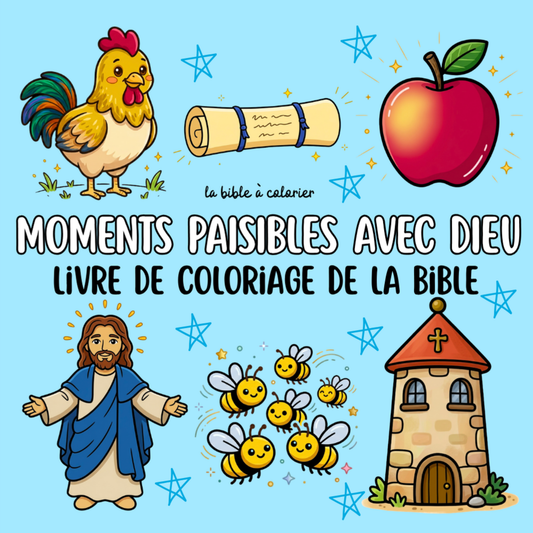 Moments Paisibles avec Dieu : 40 pages de coloriage chrétien PDF