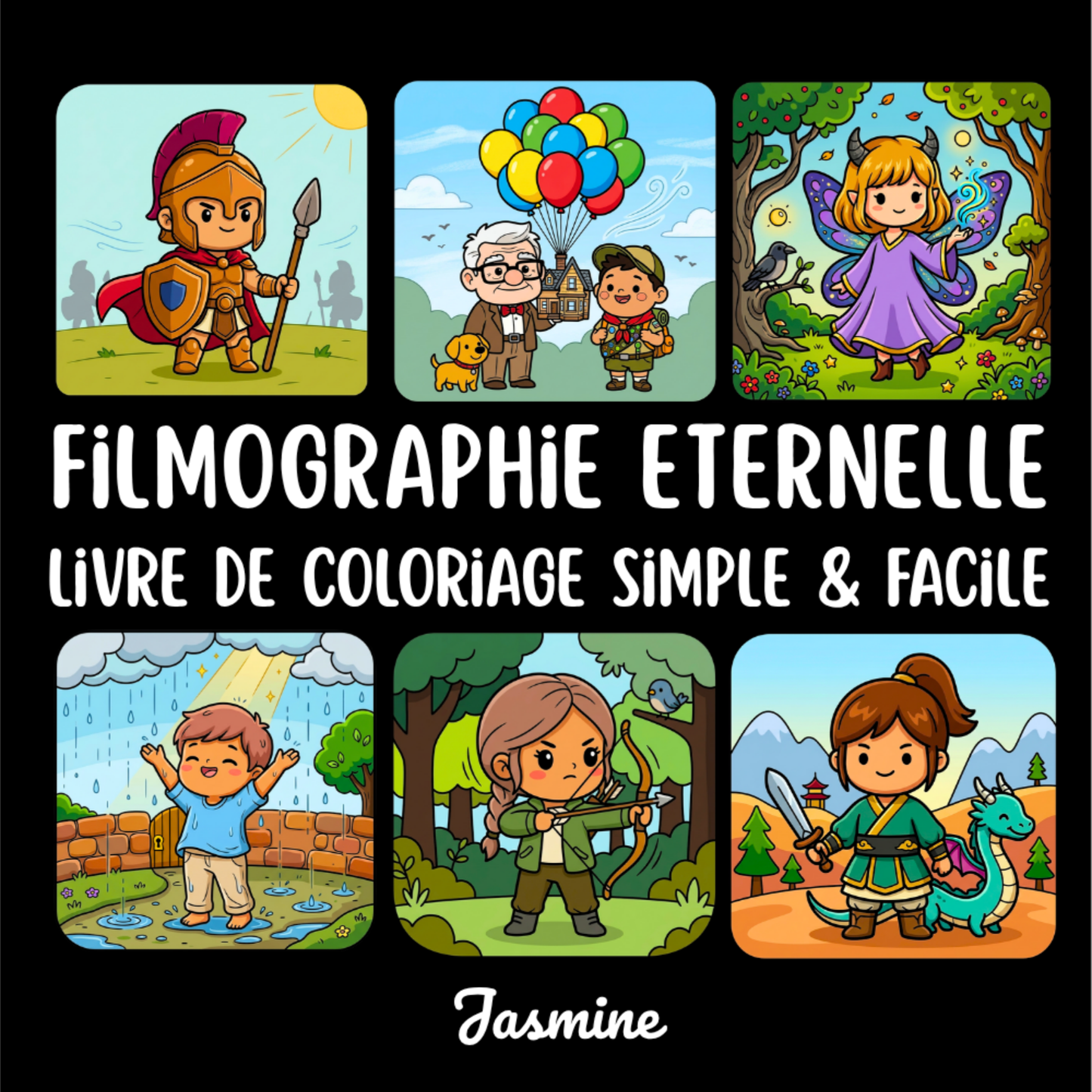 Filmographie Éternelle : 50 pages de coloriage chrétien PDF