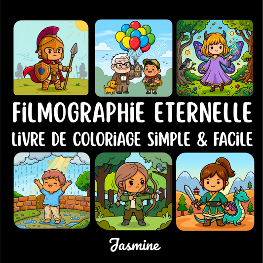 Filmographie Éternelle : 50 pages de coloriage chrétien PDF