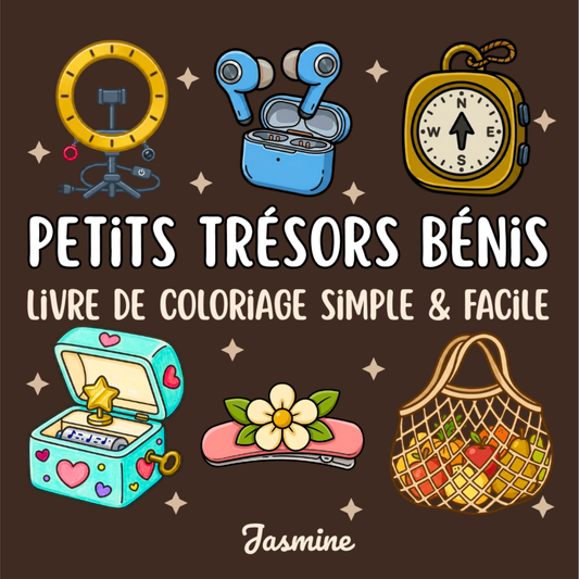 Petits Trésors Bénis : 50 pages de coloriage chrétien PDF