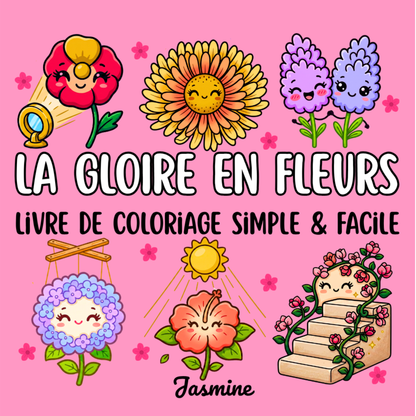 La Gloire en Fleurs : 50 pages de coloriage de la bible PDF