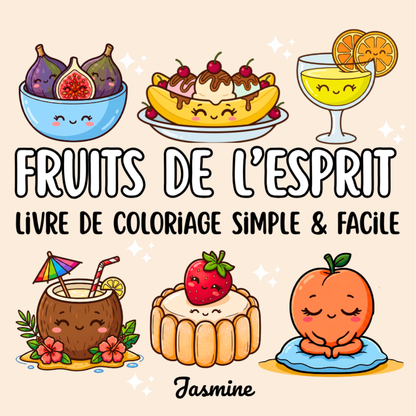 Fruits de l’Esprit : 50 pages de coloriage chrétien PDF