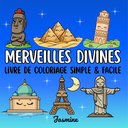 Merveilles Divines : 50 pages de coloriage chrétien PDF