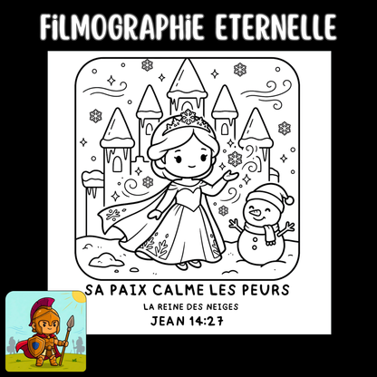 Filmographie Éternelle : 50 pages de coloriage chrétien PDF